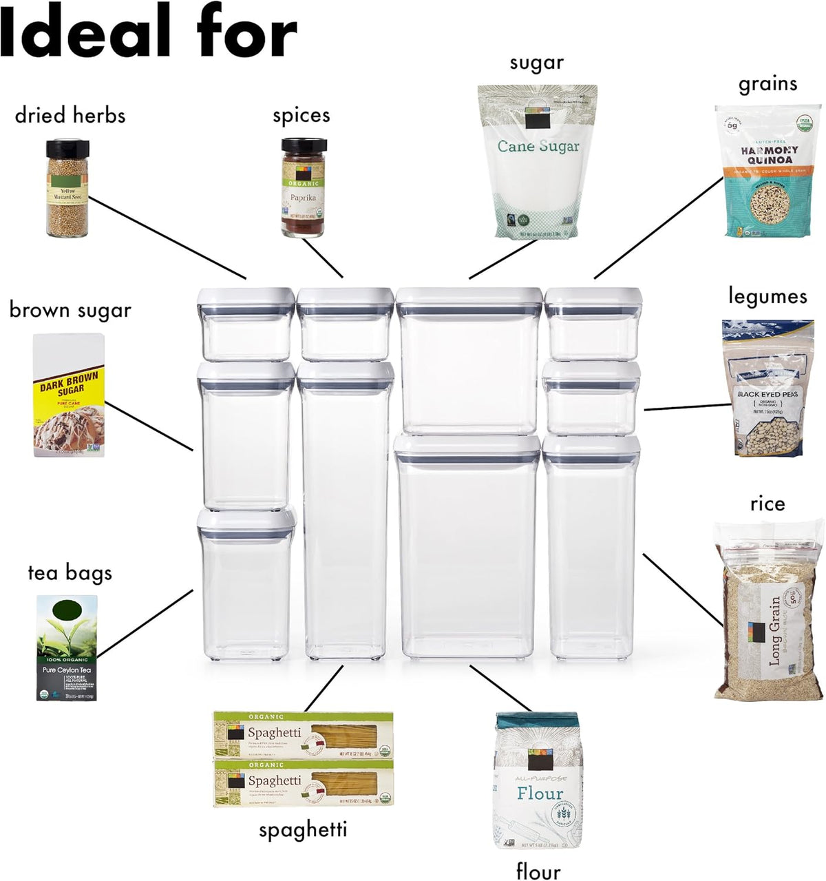 10 Piece Airtight Food Storage Container Set P23187