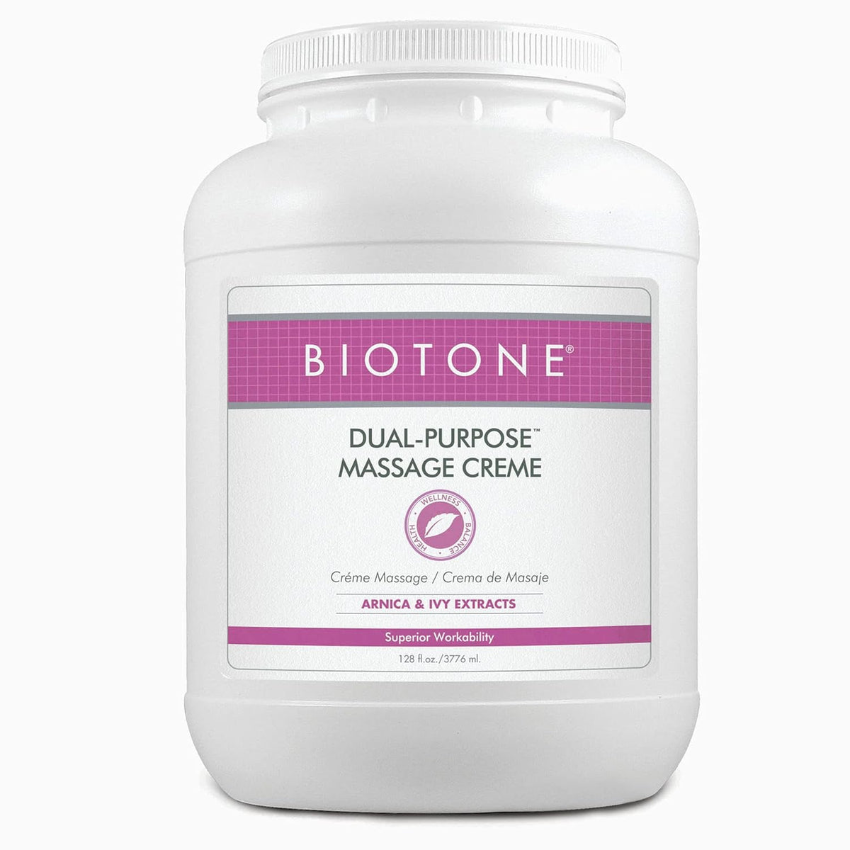 Dual-Purpose Massage Crème with Arnica and Ivy Extracts, Pack of 2 L636867