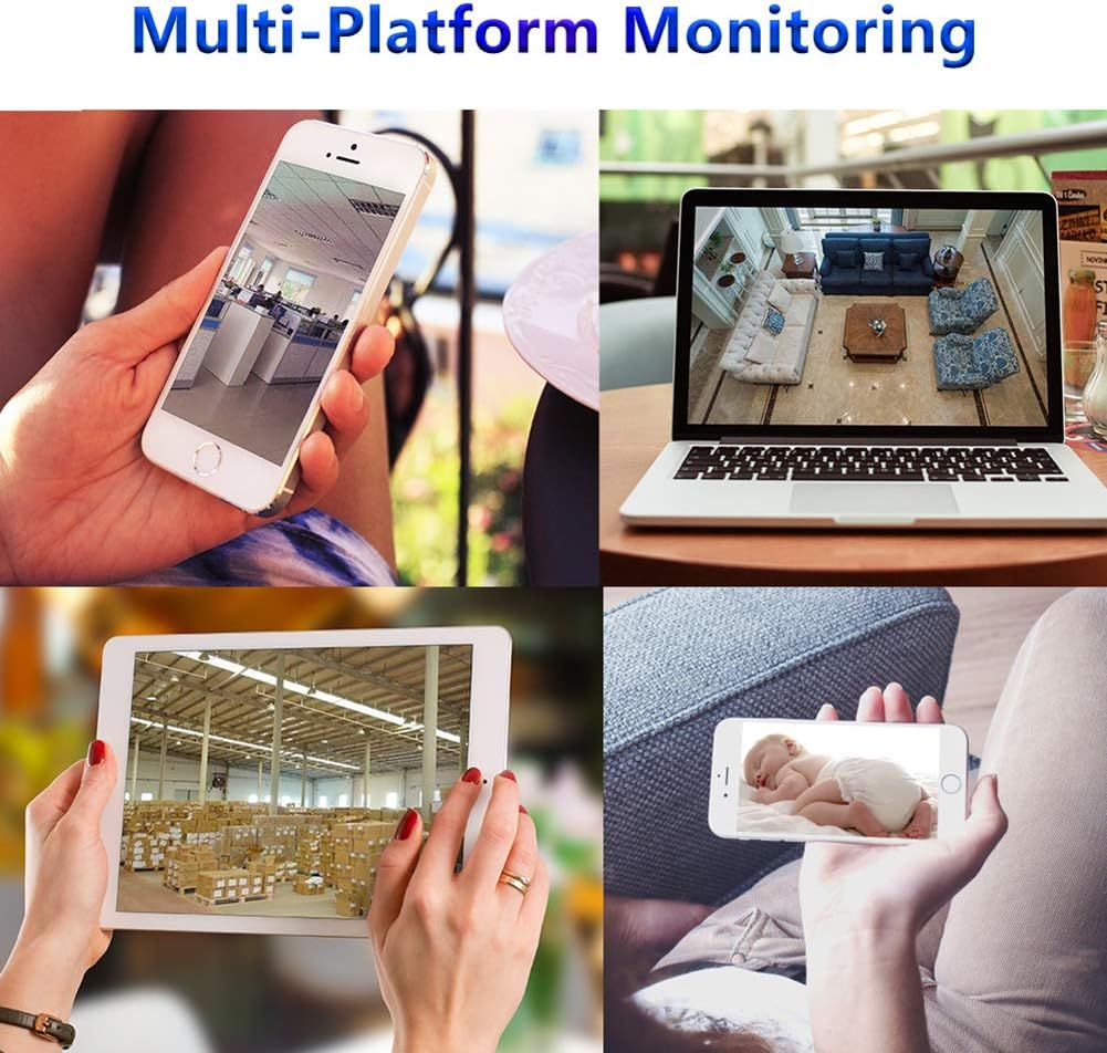 8MP 4K Bullet PoE IP Camera Outdoor 4mm 3840×2160 98ft Night Vision IP67 SD Card Slot K88434