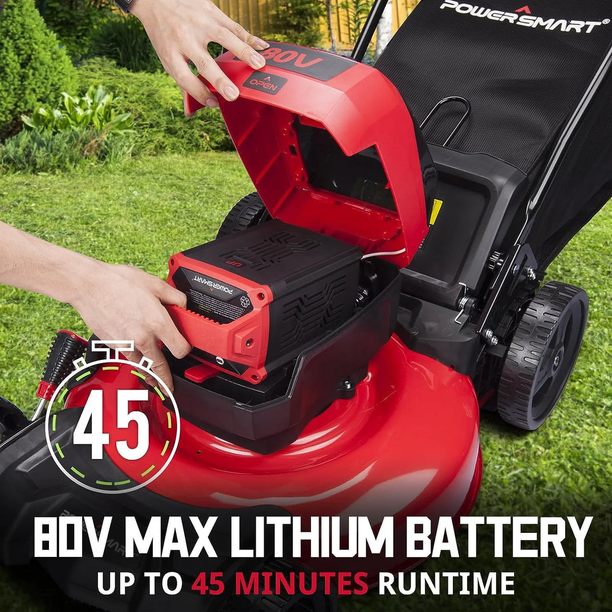 80V MAX 21 Cordless Brushless Electric Lawn Mower K3461