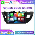 Android 12 2+32GB Car Stereo Radio Carplay GPS Navigation M54806