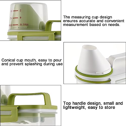 2Pack BPA Free Plastic Airtight Rice Storage Bin Cereal Containers Dispenser U778