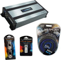 Car Stereo Class D Mono Subwoofer Amplifier Bundle with Amp Kit T669598