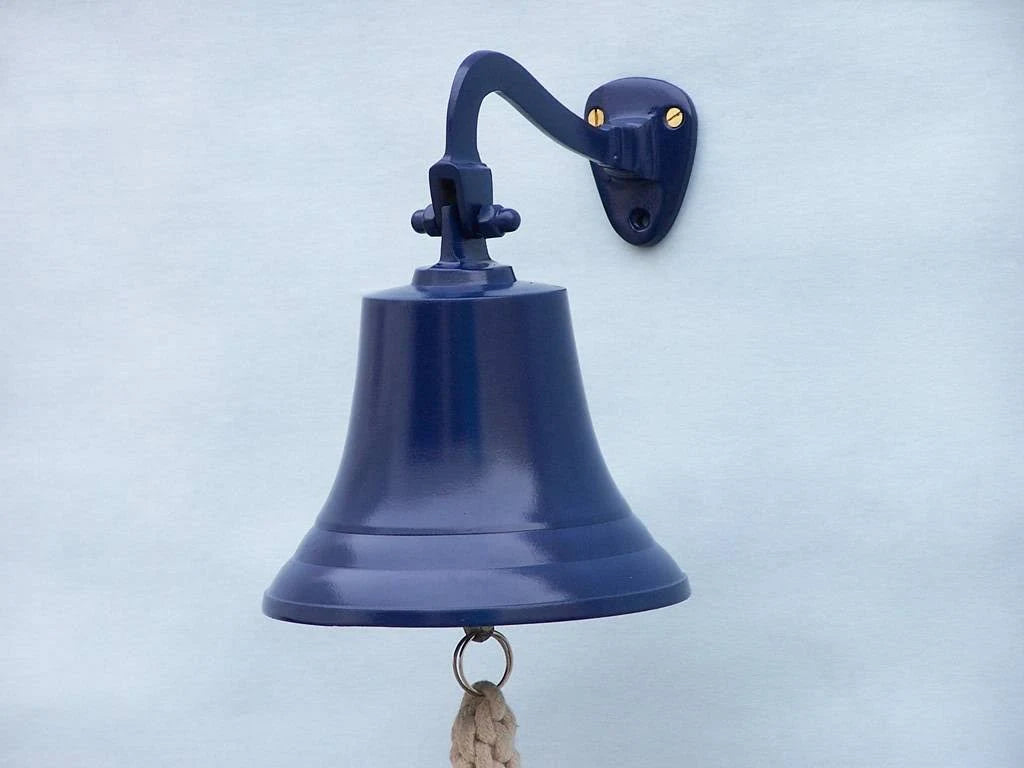 Solid Brass Hanging Ships Bell 11 inch L709885