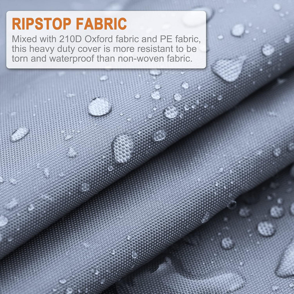 Rip-Stop 210D Class C RV Cover for 29’-32’ Motorhome with 2Pcs Extra Long Straps & Gutter Covers A94972