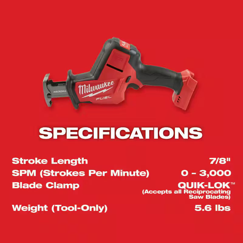 18V Lithium-Ion Brushless Cordless Reciprocating Saw Kit H578505