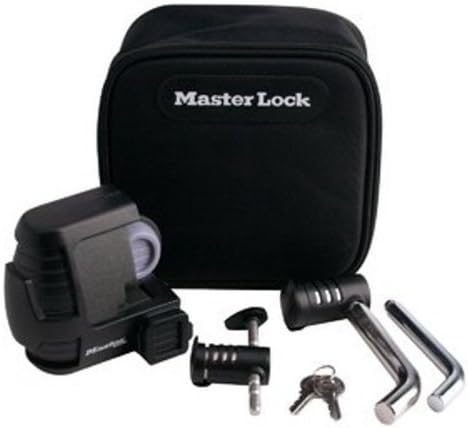 Trailer Coupler & Receiver Lock Combo Pack, Red, Pack of 2 B9097