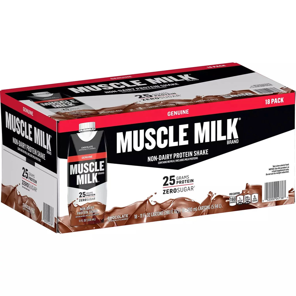 Chocolate Non-Dairy Protein Shake 11 Fl Oz 18 Count S6056