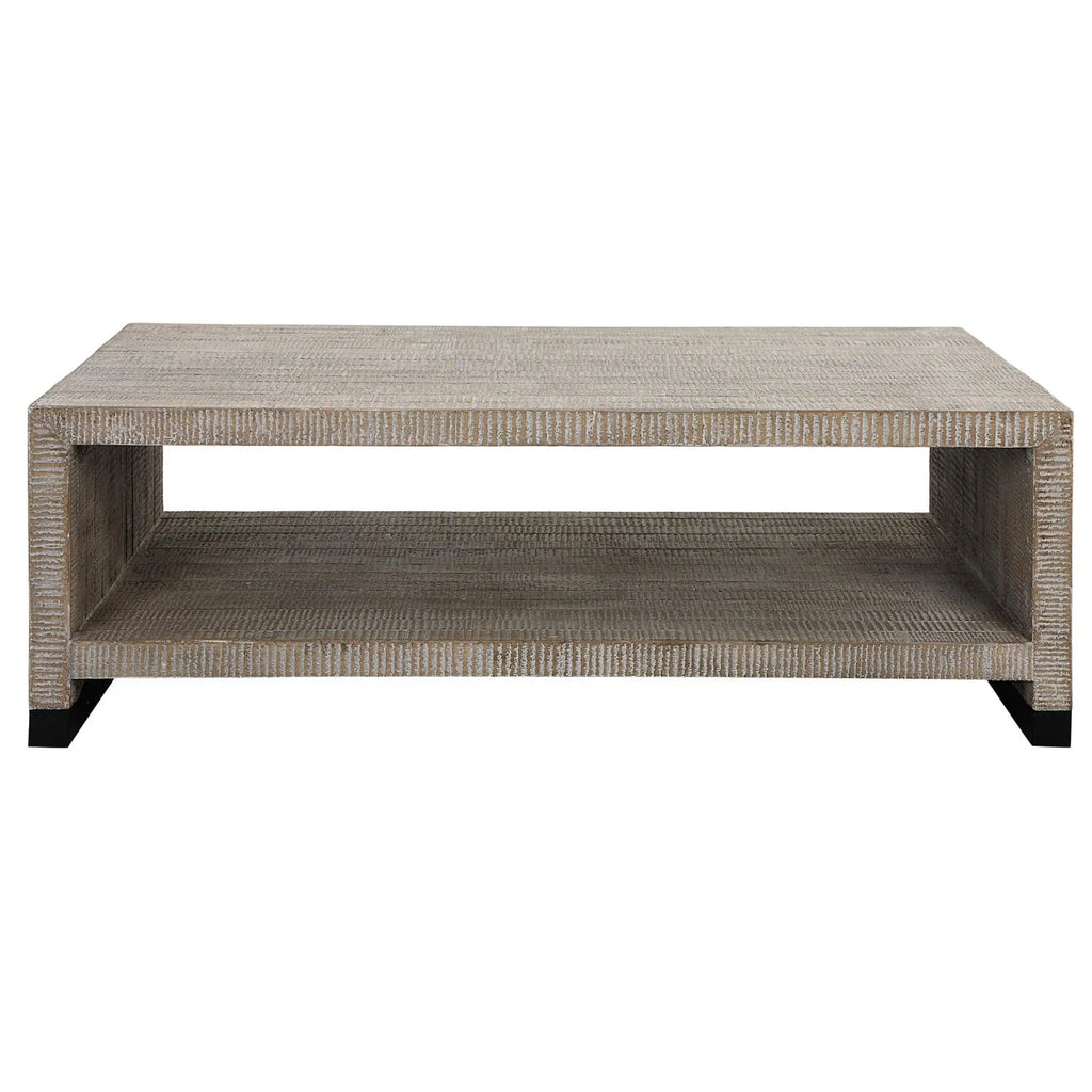 Coffee Table 18.13 Inches Tall and 53.88 Inches Wide F4040