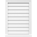 PVC Gable Vent with Brickmould G310