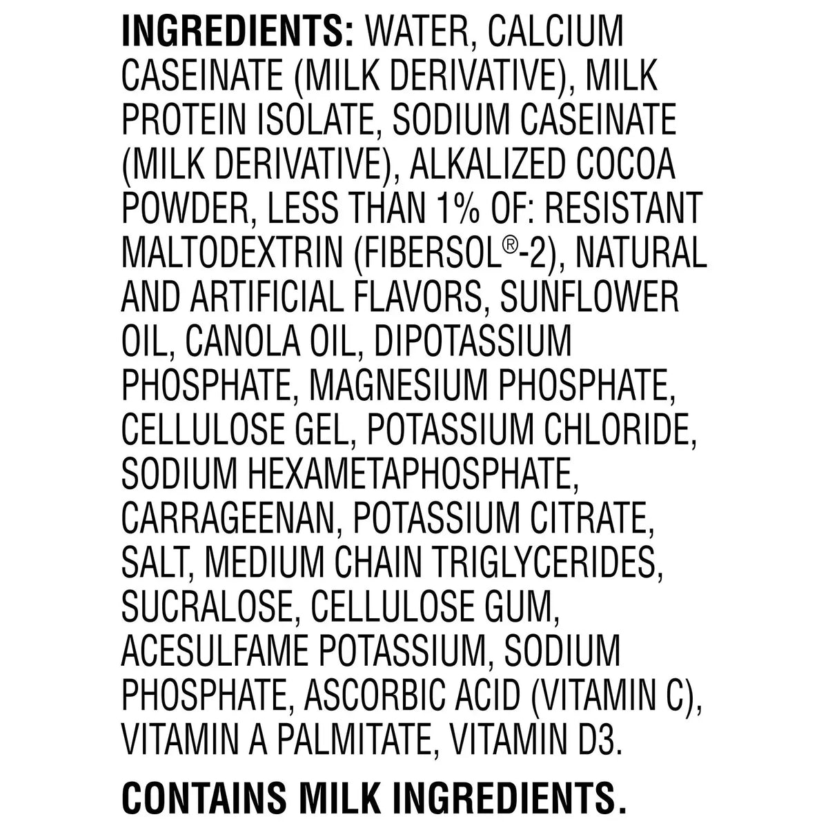 Chocolate Non-Dairy Protein Shake 11 Fl Oz 18 Count S6056