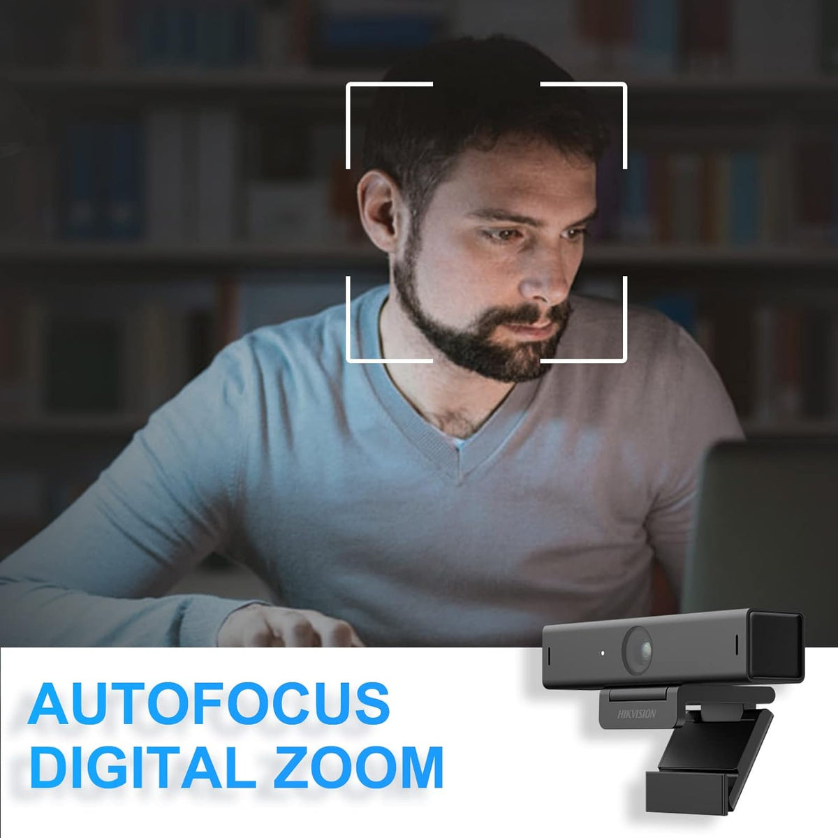 4K HD Webcam with Microphone, 30fps Autofocus F467