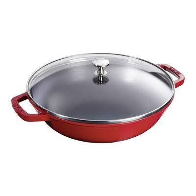 Cast Iron Wok with Lid U67811