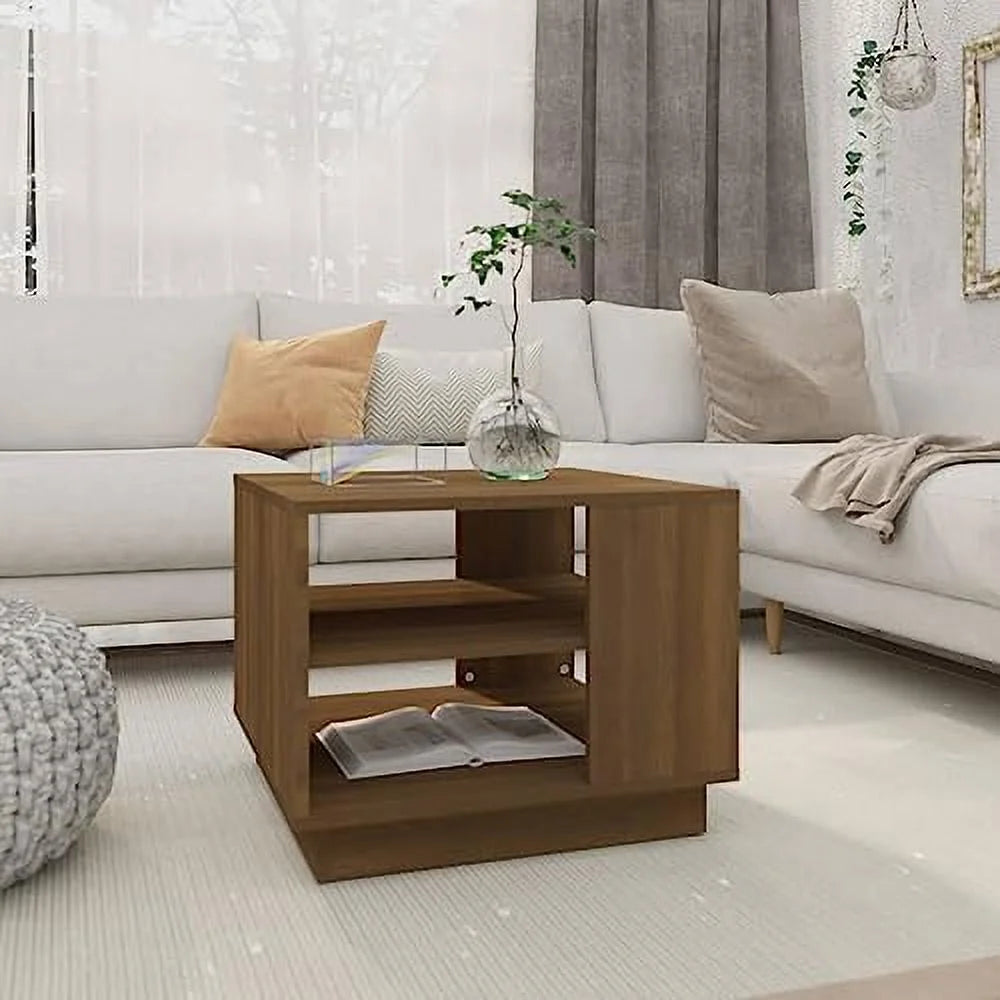 Brown Oak Engineered Wood Coffee Table L247804