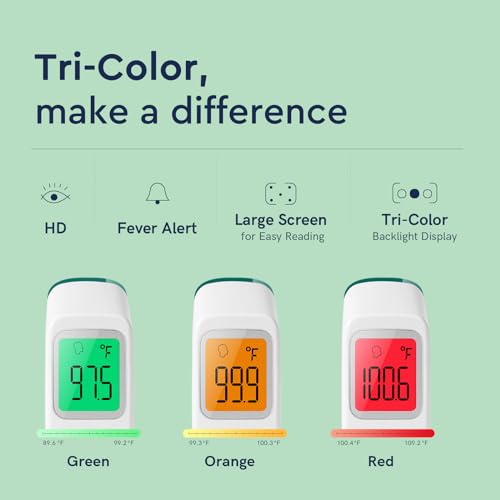 No-Touch Digital Forehead Thermometer with LED Screen X53348