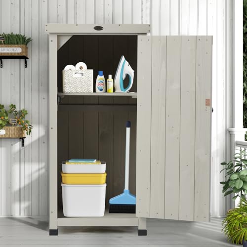 Outdoor Storage Cabinet with Shelves P89858