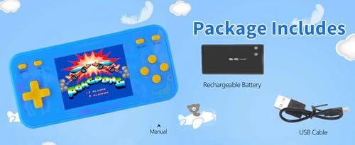 Handheld Game Console with 240 Retro Video Games D224