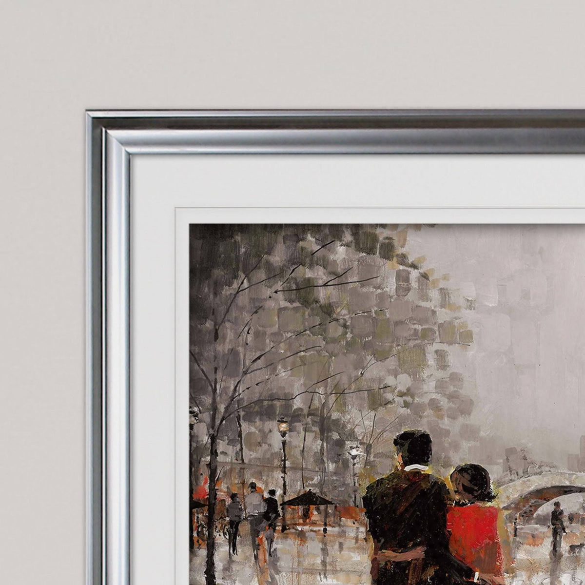 Silver Framed Print M6996