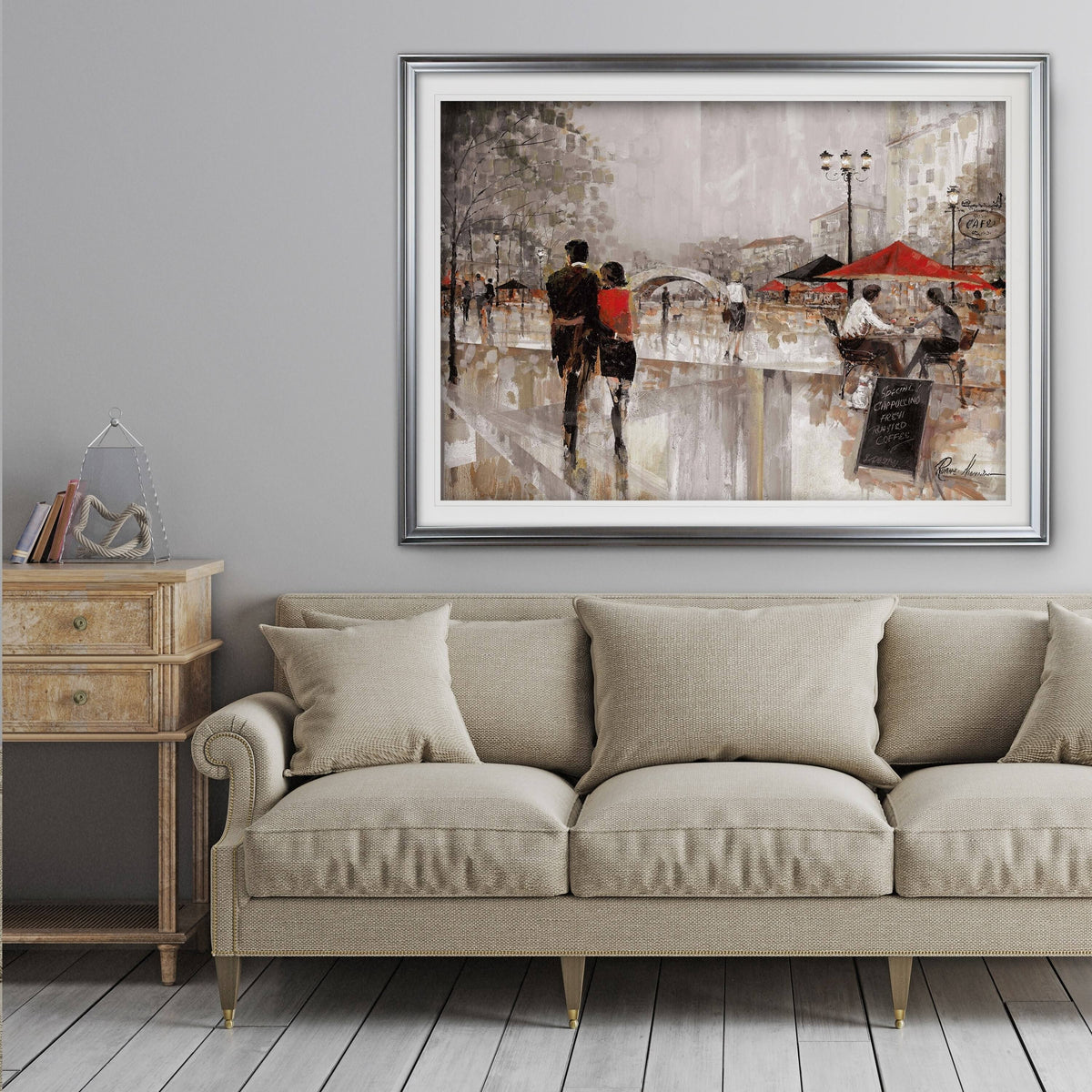 Silver Framed Print M6996