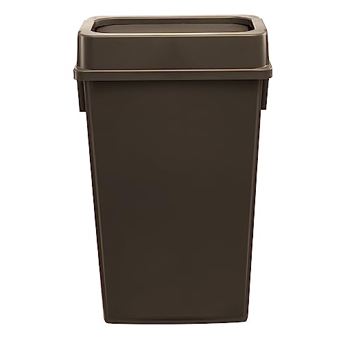 Grey 23 Gallon Wheeled Trash Can with Lid E80383