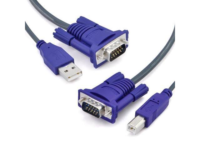 8 Port USB KVM VGA Switch with Cable U9809