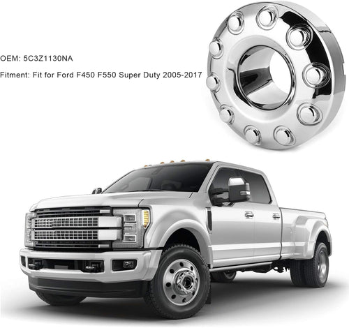 10 Lugs Aluminum Front Wheel Center Hub Cap O544321