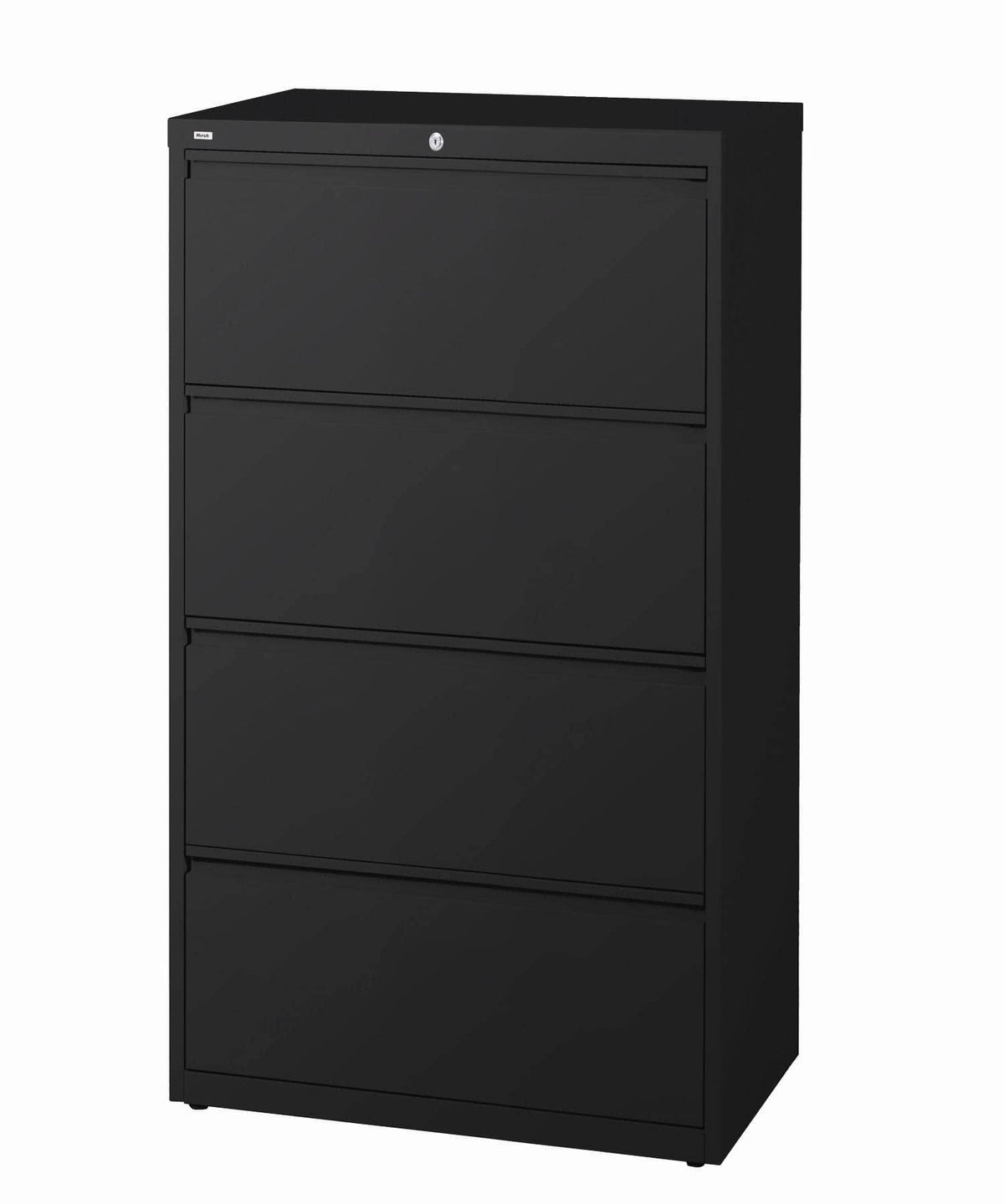 4 Drawer Lateral File Cabinet Black M255