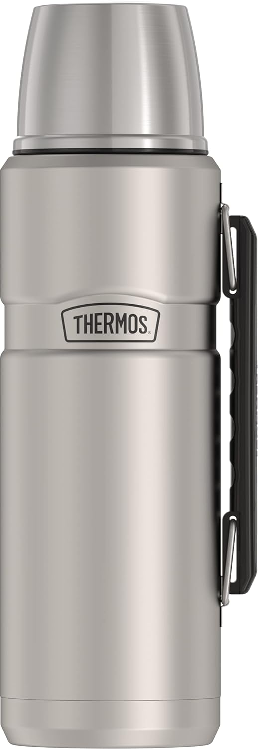 40 Ounce Vacuum-Insulated Stainless Steel Beverage Bottle and 16 Ounce Travel Mug G356461
