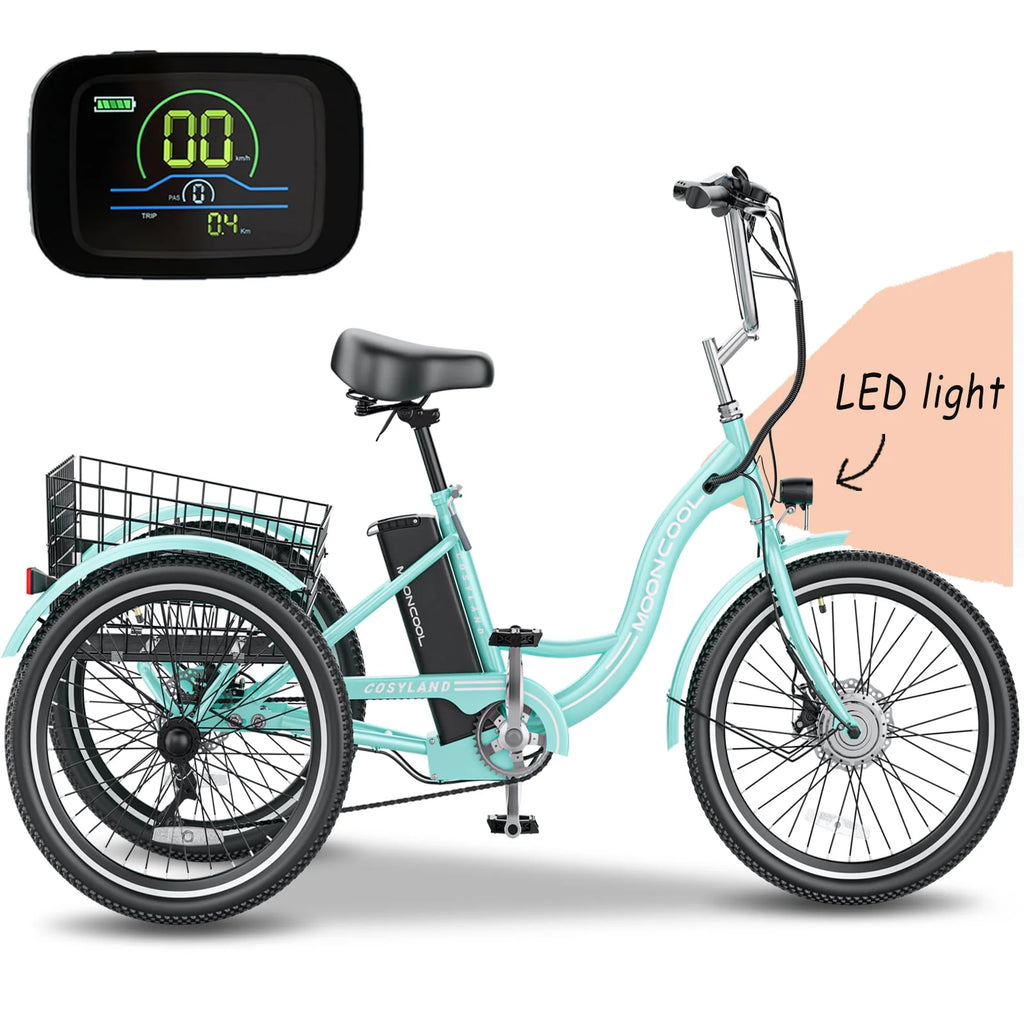 Electric Tricycle with Removable Lithium Battery C7674