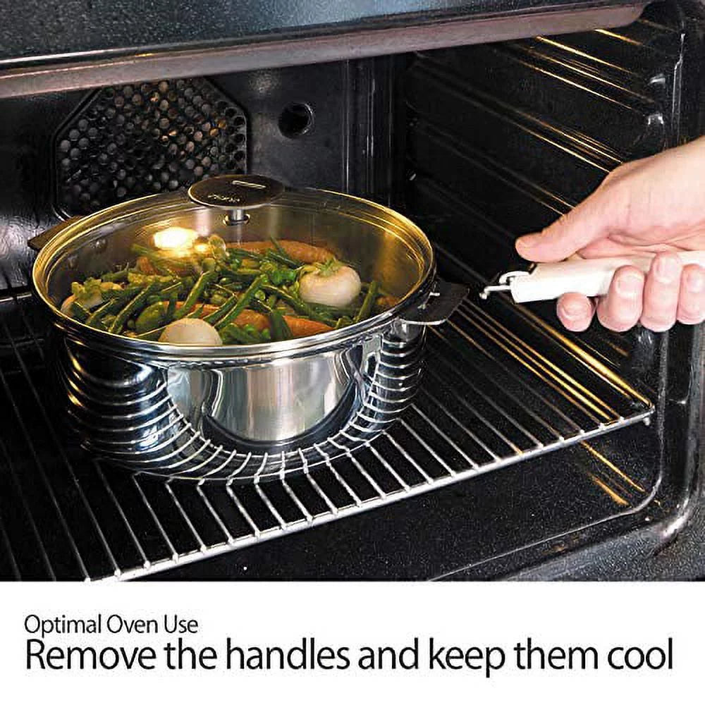 White 6 Pc Cookware Set H12248