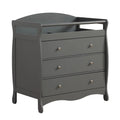 Gray 3 Drawer Changing Dresser Y2443