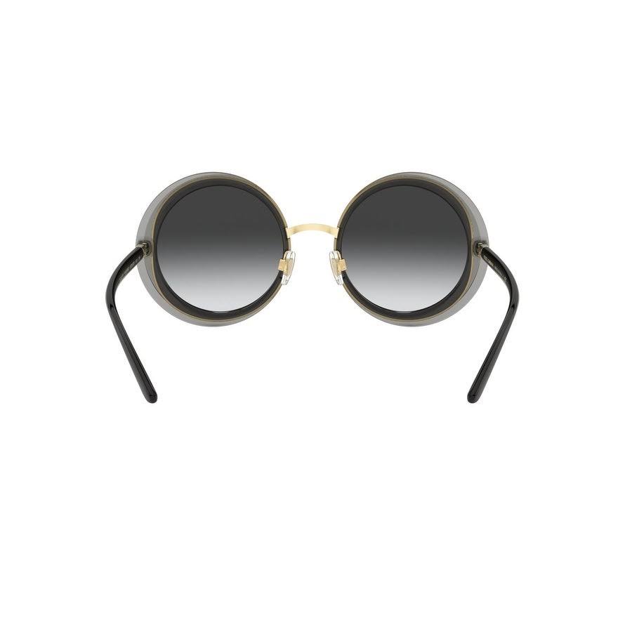 Transparent Grey Gold Sunglasses G415