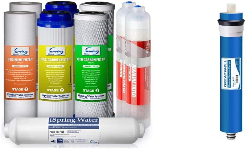 Reverse Osmosis Water Filter Replacement Cartridge Pack Set T495954