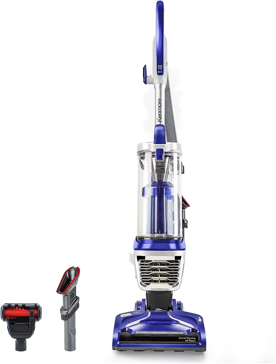 Bagless Upright Vacuum with HEPA Filter, 2 Cleaning Tools, Green G4430