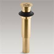 Decorative Grid Drain Without Overflow Brushed Gold G163