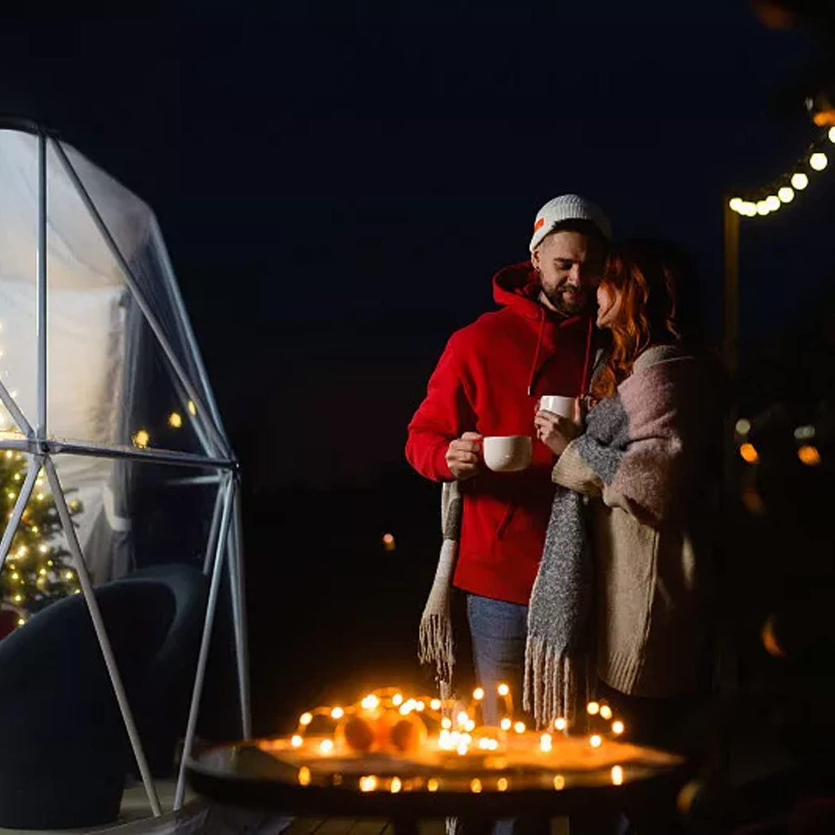 12ft Clear Geodesic Dome Tent D275942