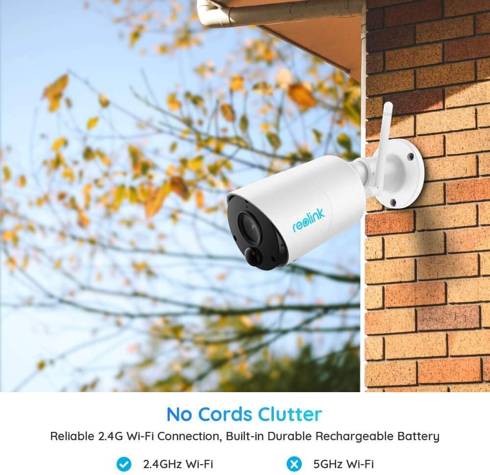 Wireless Outdoor Security Camera 1080P HD Solar Powered 2 Pack O892