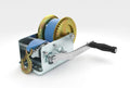 3200lbs Heavy Duty Hand Crank Winch with 32ft Strap, Pack of 2 L31781