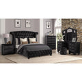 Black 5 Pc Wood Bedroom Set M40665
