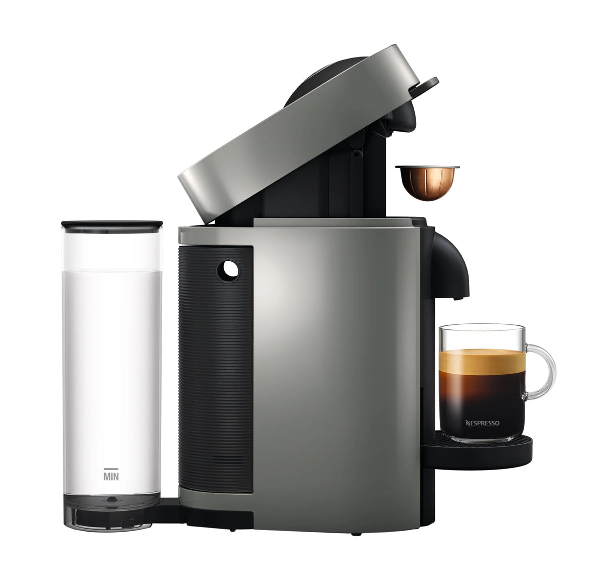 Gray Coffee and Espresso Machine Q295053