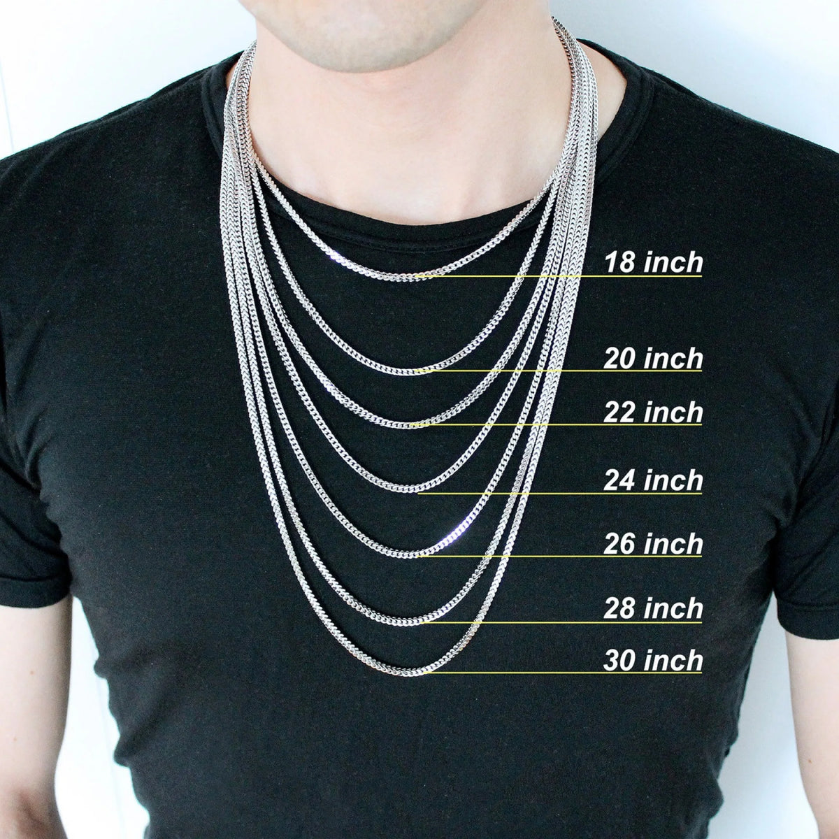 14k Yellow Gold 2.5mm Rope Chain Necklace L193854