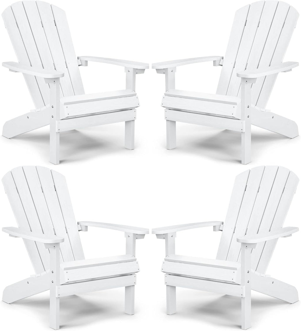 Blue Plastic Adirondack Chair J33962