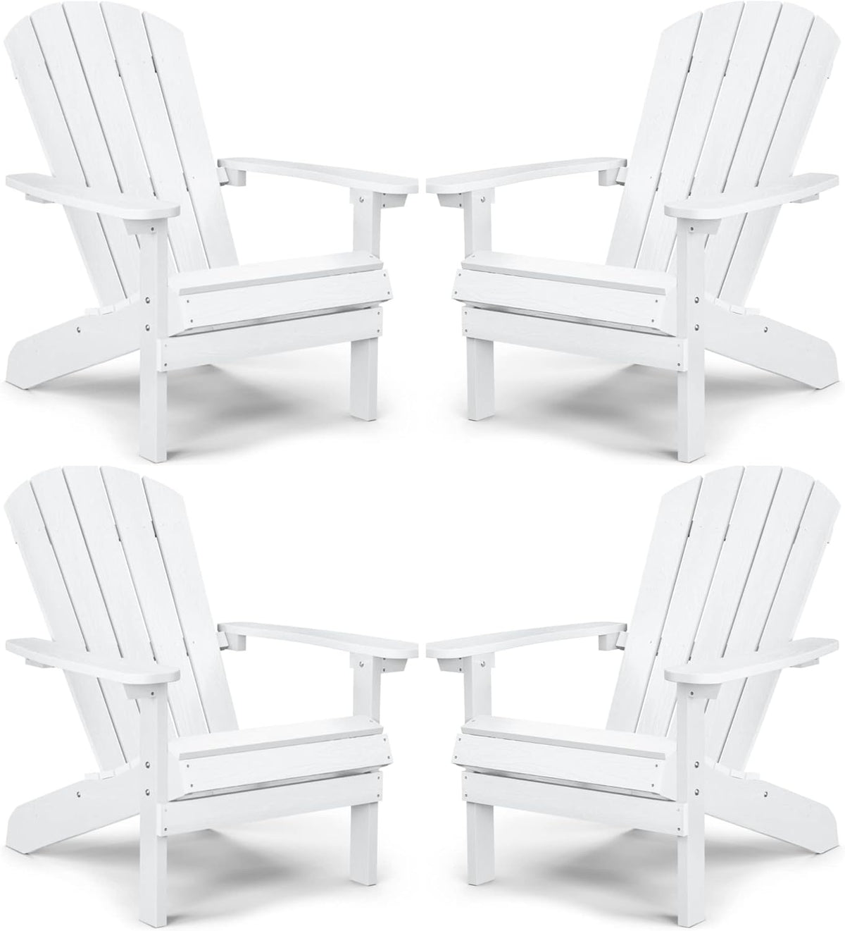 Blue Plastic Adirondack Chair J33962