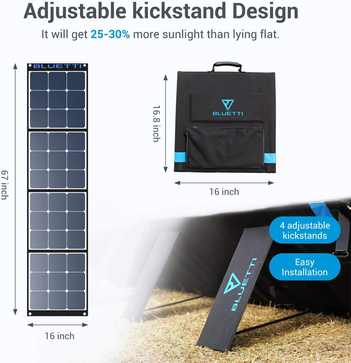 120W Portable Foldable Solar Panel M92744