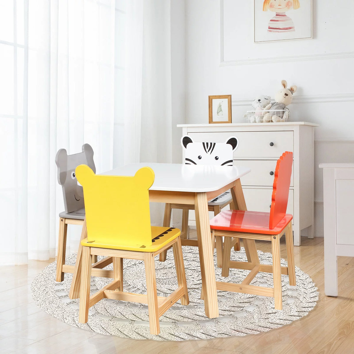 Kids 5 Piece Table and Chair Set E4464