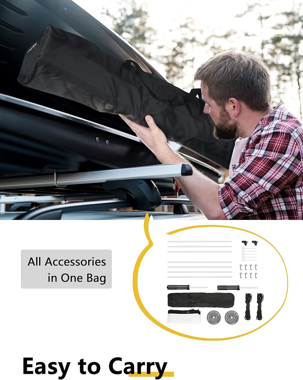 120 Inch 16:9 Portable Projector Screen with Stand and Carry Bag G8170