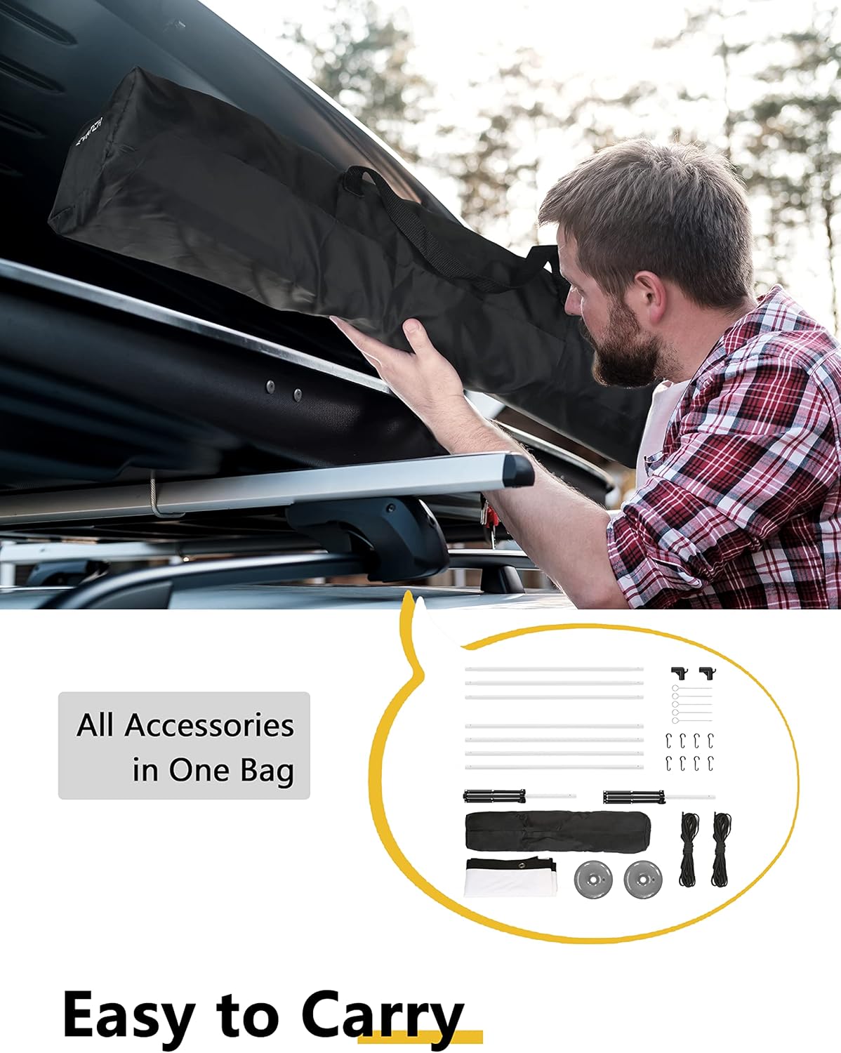 120 Inch 16:9 Portable Projector Screen with Stand and Carry Bag G8170