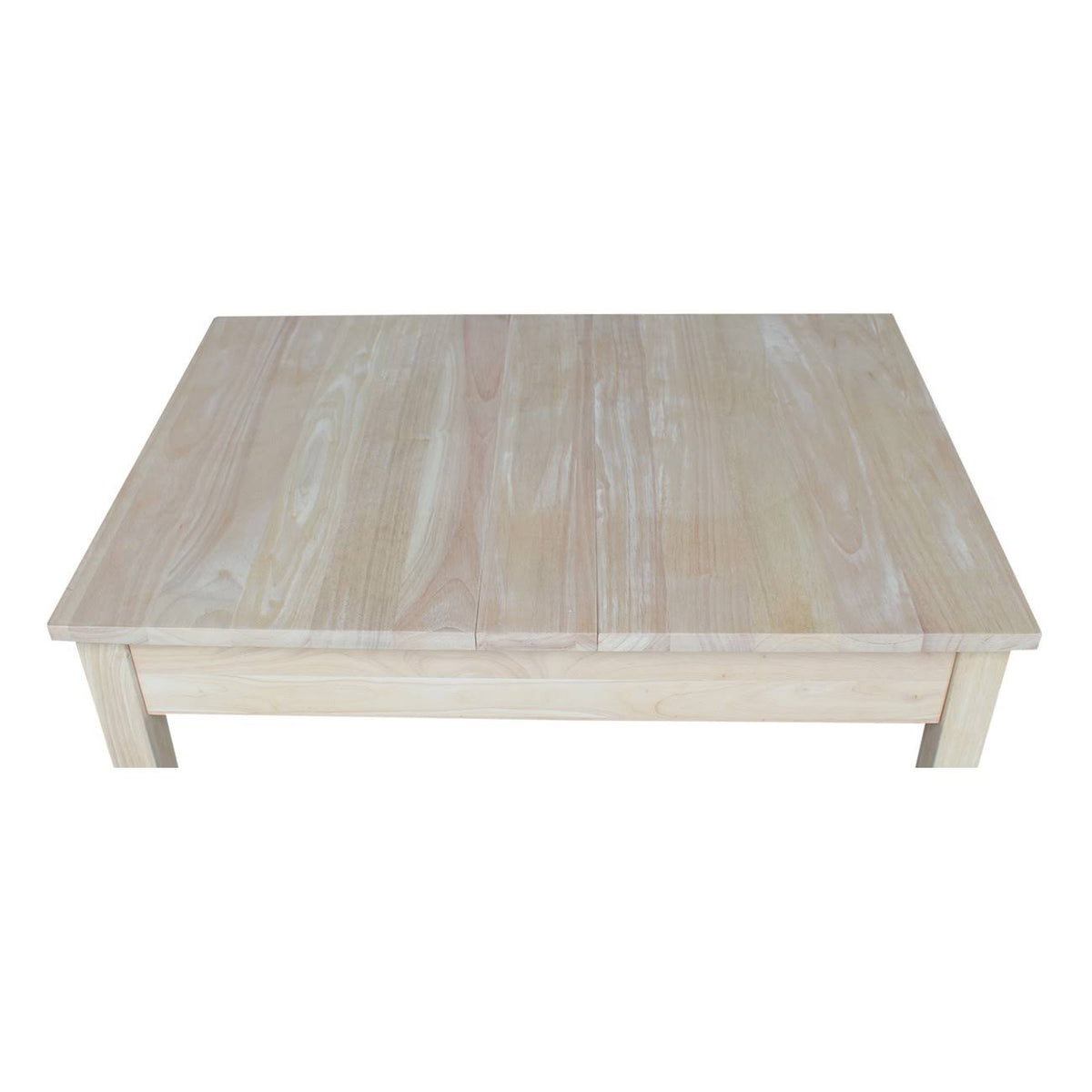 Unfinished Kids' Storage Table with Lift Top I112