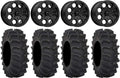 14 Wheels Black Tires 4x156 Bolt Pattern Lug Kit C20399