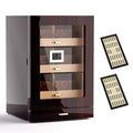 Cigar Cabinet Humidor with Accessory Drawer, Crystal Humidifiers, Lock & Keys and Spanish Cedar Lining I730191